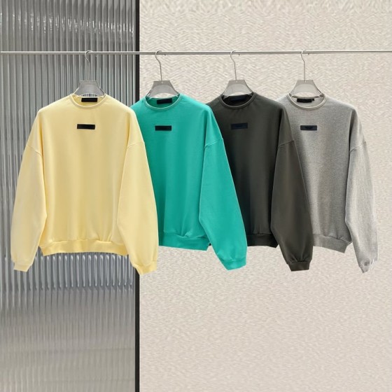 Fear of God Essentials Black Label Crewneck Sweatshirt